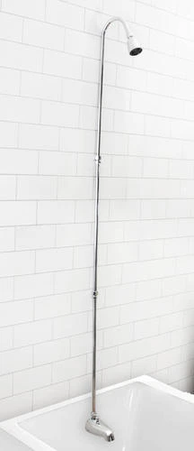 Plumb Works® 1-Spray Chrome Bathtub Faucet with Showerhead Riser Plumb Works® 1-Spray Chrome Bathtub Faucet With Showerhead Riser -Plumb Works Sales Store 502PW4450CP LS