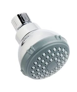 Plumb Works® 1-Spray Chrome Fixed Mount Showerhead