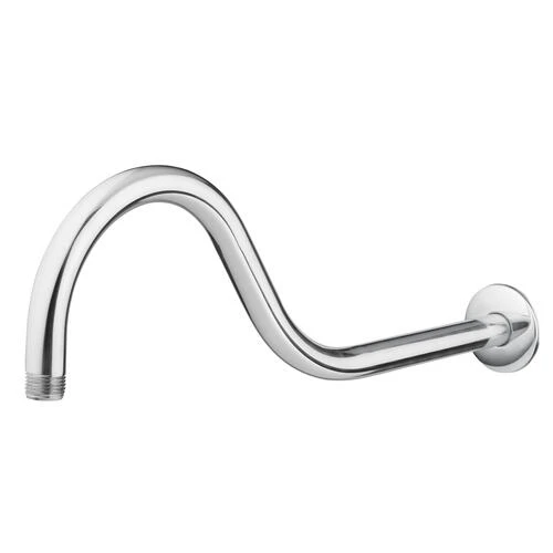 Plumb Works® Chrome Shephard's Hook Rain Can Showerhead Arm 3 Plumb Works® Chrome Shephard's Hook Rain Can Showerhead Arm