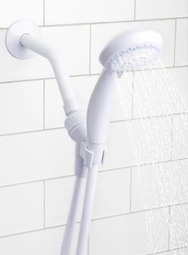 Plumb Works® 3-Spray White Handheld Showerhead 4 Plumb Works® 3-Spray White Handheld Showerhead - Image 2