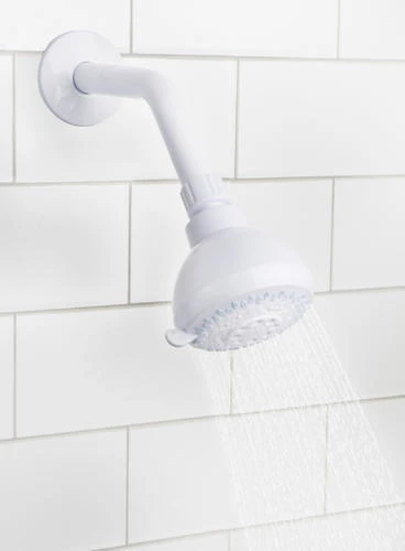 Plumb Works® 3-Spray White Fixed Mount Showerhead 4 Plumb Works® 3-Spray White Fixed Mount Showerhead - Image 2