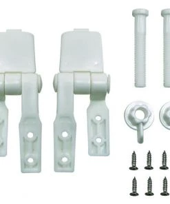 Plumb Works® White Top Mount Replacement Toilet Seat Hinge