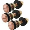 Plumb Works 5/16" X 2-1/2" Big Head Solid Copper Replacement Toilet Flange Bolts 1 Plumb Works 5/16" X 2-1/2" Big Head Solid Copper Replacement Toilet Flange Bolts -Plumb Works Sales Store 6641330