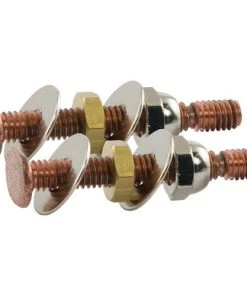 Plumb Works 1/4" X 2-1/2" Solid Copper Replacement Toilet Flange Bolts