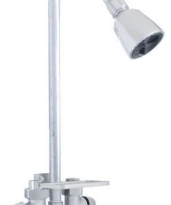 Plumb Works® Two-Handle 1-Spray Chrome Utility Shower Faucet