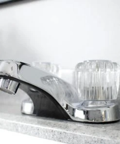 Plumb Works® Two-Handle 4" Centerset Chrome Bathroom Faucet -Plumb Works Sales Store 6731832 011PW4170CP LS2