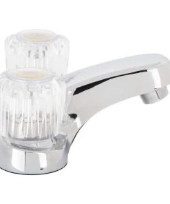 Plumb Works® Two-Handle 4" Centerset Chrome Bathroom Faucet -Plumb Works Sales Store 6731832 011PW4170CP S