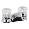 Plumb Works® Two-Handle 4" Centerset Chrome Bathroom Faucet -Plumb Works Sales Store 6731833 011PW4120CP RA