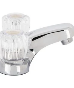 Plumb Works® Two-Handle 4" Centerset Chrome Bathroom Faucet -Plumb Works Sales Store 6731833 011PW4120CP S