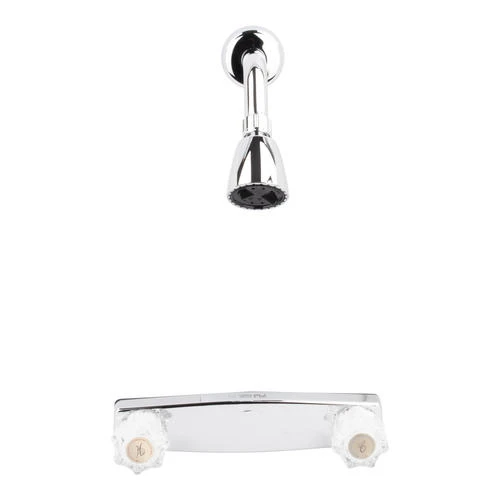 Plumb Works® Mobile Home Two-Handlle 1-Spray Chrome Shower Faucet 4 Plumb Works® Mobile Home Two-Handlle 1-Spray Chrome Shower Faucet - Image 2