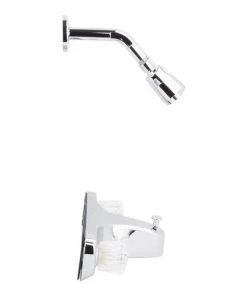 Plumb Works® Mobile Home Two-Handle 1-Spray Polished Chrome Bathtub Shower Faucet -Plumb Works Sales Store 6732536 011PW5986 S