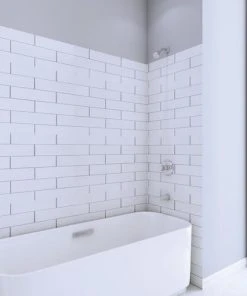 PlumbWorks Plumb Works® Bardwell™ One-Handle 1-Spray Polished Chrome Bathtub Shower Faucet -Plumb Works Sales Store 6736000 SC RS