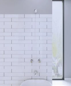 PlumbWorks Plumb Works® Bardwell™ Two-Handle 1-Spray Polished Chrome Bathtub Shower Faucet -Plumb Works Sales Store 6736001 SC FV