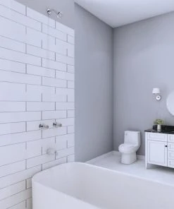 PlumbWorks Plumb Works® Bardwell™ Two-Handle 1-Spray Polished Chrome Bathtub Shower Faucet -Plumb Works Sales Store 6736001 SC LS 45