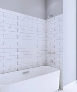 PlumbWorks Plumb Works® Bardwell™ Two-Handle 1-Spray Polished Chrome Bathtub Shower Faucet -Plumb Works Sales Store 6736001 SC RS 45