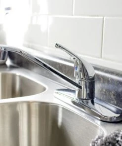 Plumb Works® One-Handle Chrome Kitchen Faucet -Plumb Works Sales Store 6736809 011PW1405 LS1