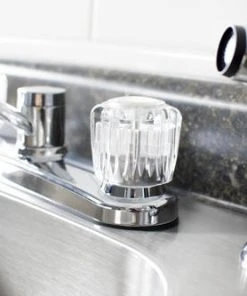 Plumb Works® Two-Handle Chrome Kitchen Faucet -Plumb Works Sales Store 6736811 011PW3402CP LS2