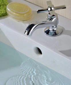 Plumb Works® One-Handle Polished Chrome Bathroom Faucet -Plumb Works Sales Store 6736997 Scene 01