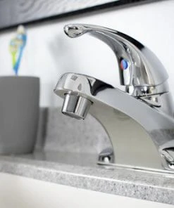 Plumb Works® One-Handle 4" Centerset Chrome Bathroom Faucet -Plumb Works Sales Store 6737140 011PW2125CP LS1