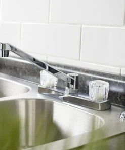 Plumb Works® Two-Handle Chrome Kitchen Faucet -Plumb Works Sales Store 6739539 012PW3406CP LS2