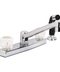 Plumb Works® Two-Handle Chrome Kitchen Faucet