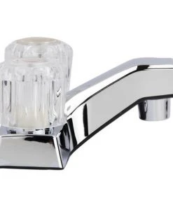 Plumb Works® Two-Handle 4" Centerset Chrome Bathroom Faucet -Plumb Works Sales Store 6739544 012PW4155CP S
