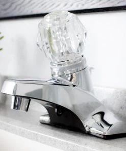 Plumb Works® One-Handle 4" Centerset Chrome Bathroom Faucet 10 Plumb Works® One-Handle 4" Centerset Chrome Bathroom Faucet -Plumb Works Sales Store 6739545 012PW2105CP LS1