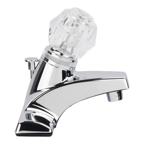Plumb Works® One-Handle 4" Centerset Chrome Bathroom Faucet 5 Plumb Works® One-Handle 4" Centerset Chrome Bathroom Faucet - Image 3