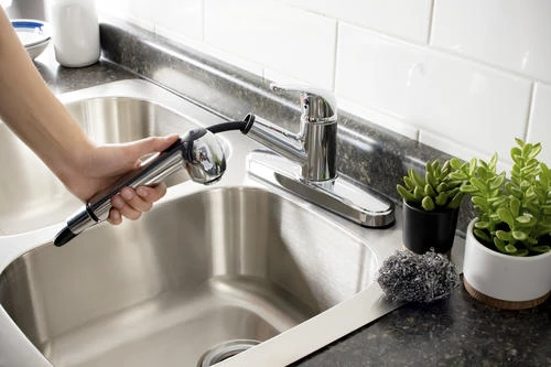 Plumb Works® One-Handle Pull-Out Chrome Kitchen Faucet Plumb Works® One-Handle Pull-Out Chrome Kitchen Faucet -Plumb Works Sales Store 6739570 012PW10345CP LS2