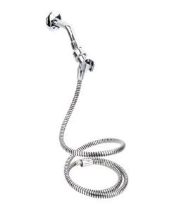 Plumb Works® 72" Chrome/Black PVC Replacement Shower Hose 5 Plumb Works® 72" Chrome/Black PVC Replacement Shower Hose -Plumb Works Sales Store 6781103 520PW2400C F1