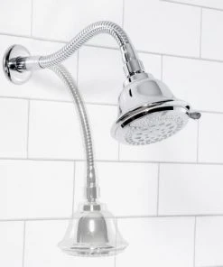 Tuscany Plumb Works® Chrome Flexible Shower Arm -Plumb Works Sales Store 6784382 5202480CP 2