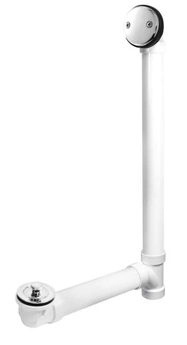 Plumb Works® Chrome Lift-n-Lock Bathtub Drain Assembly 3 Plumb Works® Chrome Lift-n-Lock Bathtub Drain Assembly