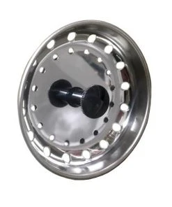 Plumb Works® Chrome Fixed Post Kitchen Sink Strainer Basket