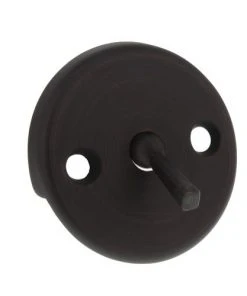Plumb Works® 2-Hole Oil-Rubbed Bronze Overflow Faceplate With Lever