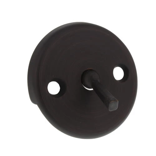 Plumb Works® 2-Hole Oil-Rubbed Bronze Overflow Faceplate With Lever 3 Plumb Works® 2-Hole Oil-Rubbed Bronze Overflow Faceplate With Lever