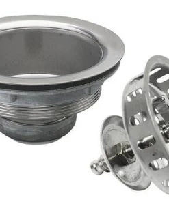 Plumb Works® Turn 2 Stainless Steel Kitchen Sink Strainer Basket