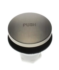 Plumb Works® Nickel Toe Touch Bathtub Drain Replacement Cartridge