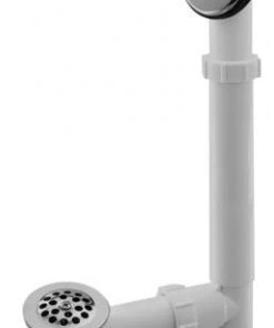 Plumb Works® Chrome Trip Lever Bathtub Drain Assembly