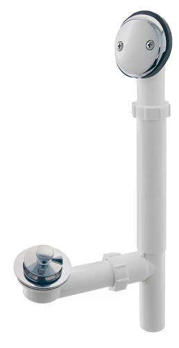 Plumb Works® Chrome Lift-n-Lock Bathtub Drain Assembly 3 Plumb Works® Chrome Lift-n-Lock Bathtub Drain Assembly