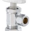 Plumb Works® 5/8" OD Compression X 3/8" OD Compression Angle Valve 2 Plumb Works® 5/8" OD Compression X 3/8" OD Compression Angle Valve -Plumb Works Sales Store 682 4031
