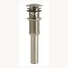 Plumb Works® Brushed Nickel Push Button Bathroom Sink Drain 1 Plumb Works® Brushed Nickel Push Button Bathroom Sink Drain -Plumb Works Sales Store 89460
