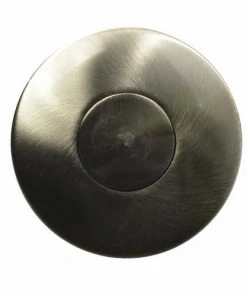 Plumb Works® Brushed Nickel Push Button Bathroom Sink Drain -Plumb Works Sales Store 89460 A
