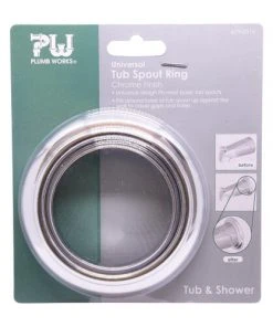 Plumb Works® Chrome Tub Spout Trim Ring 11 Plumb Works® Chrome Tub Spout Trim Ring -Plumb Works Sales Store 9DM80001 Package
